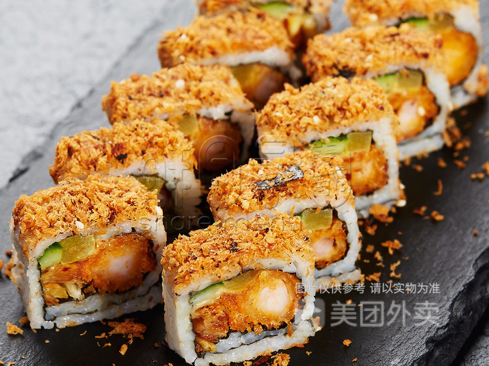 如何制作香脆的炸虾寿司